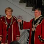 2010 Angela Merkel has been granted a doctor honoris causa title by Ruse University "Angel Kanchev"